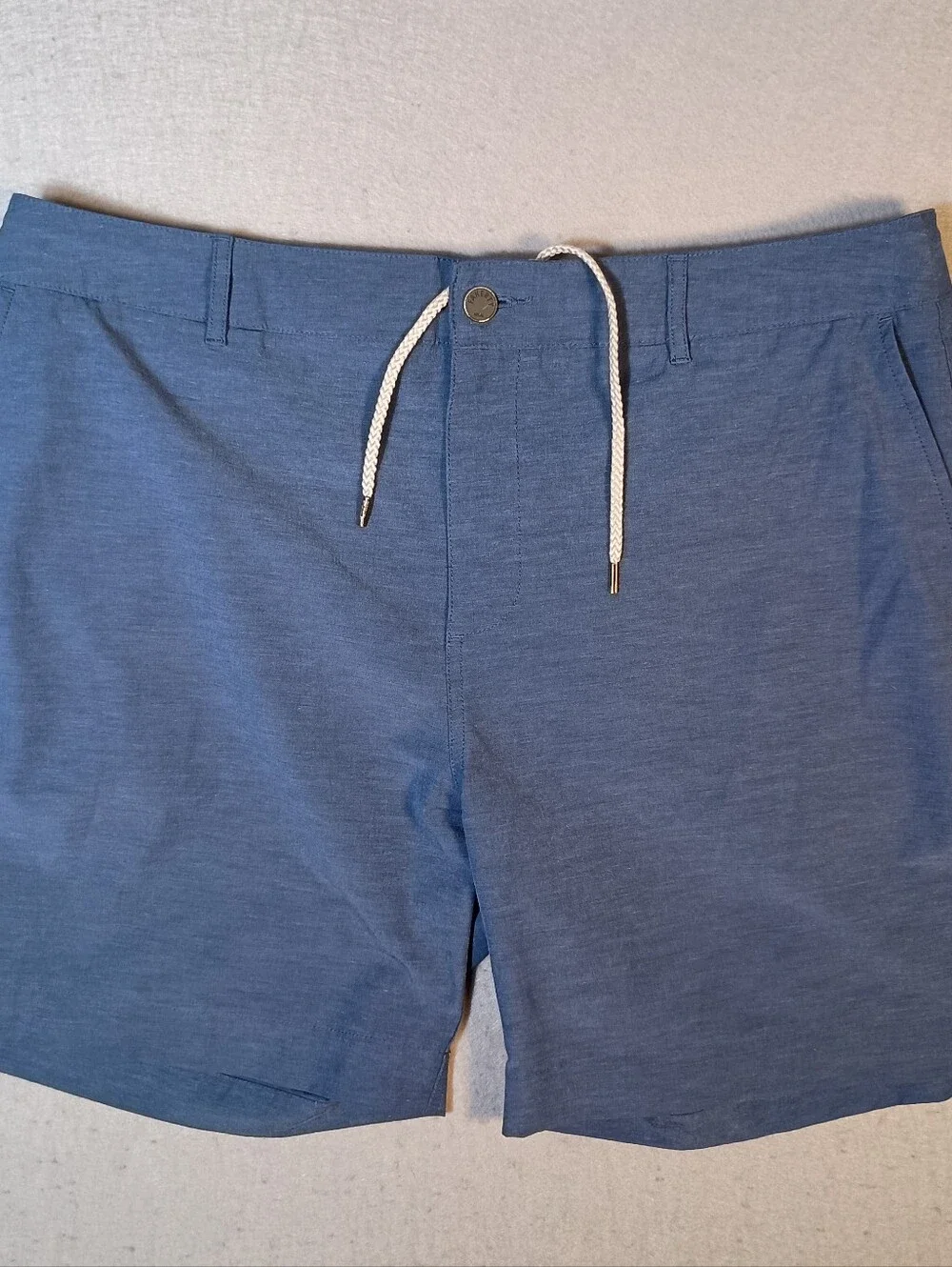 Faherty All Day Shorts Outdoor Beach Summer Drawstring Blue Men's 36(Fits 39x7)